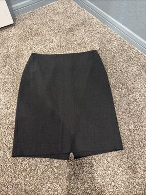 Ann Taylor Factory Dark Grey Pencil Skirt